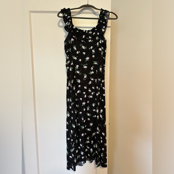 Loft Sleeveless Floral Dress - Picture 1 of 8